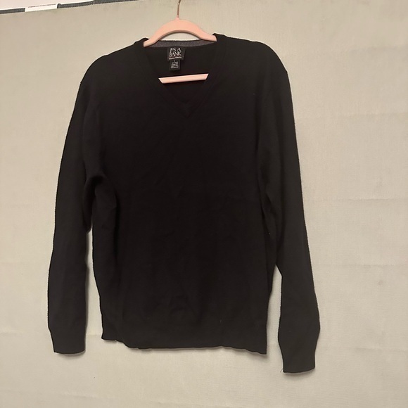 Jos. A. Bank Other - Jos A Bank Black Vneck Men Large 100% Italian Merino Wool Sweater Top